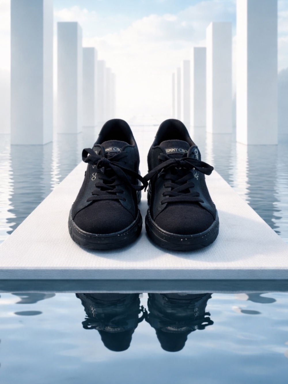 Jimmy Choo Diamond  Light Maxi Sneakers